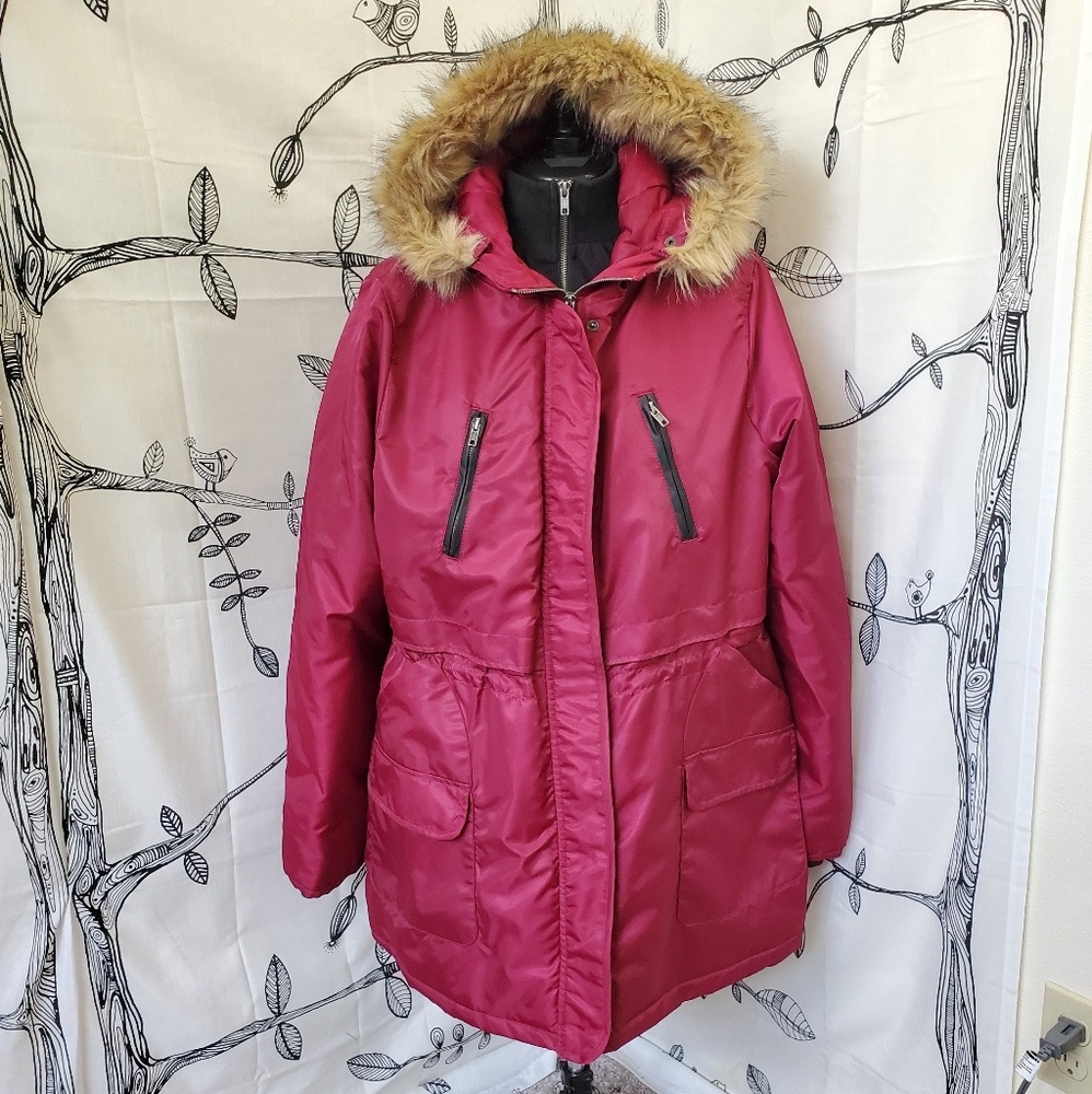 Torrid - Faux Fur Trim Jacket